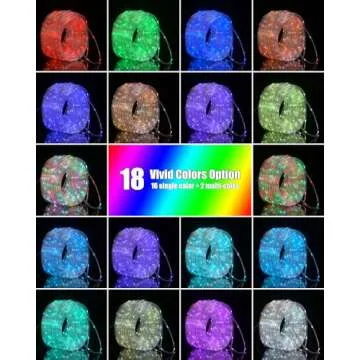 HAHOME LED Rope Lights for Outside, 300 LED Color Changing Outdoor/Indoor String Lights with Remote, 16 Color Waterproof Led Rope Lights 99Ft for Valentine's Day,st.Patrick's Day Décor