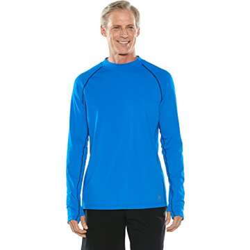 Coolibar UPF 50+ Men's Surf Rash Guard - Sun Protective
