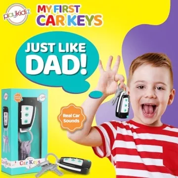 Playkidiz Realistic Toy Car Keys for Kids - Safe & Fun