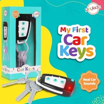 Playkidiz Realistic Toy Car Keys for Kids - Safe & Fun