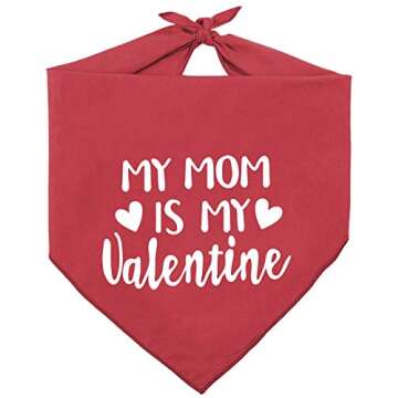 Adorable Valentines Day Dog Bandana for Pet Lovers