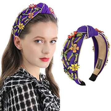 Stylish QIANXUAN Rhinestone Headbands for Women