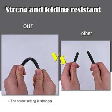 COBARYEN Plastic Landscape Anchoring Spikes 25 Pcs 8 Inch Nylon Spiral Landscape Spikes for Yard, Garden Lawn, Weed Barriers, Artificial Turf, Tent