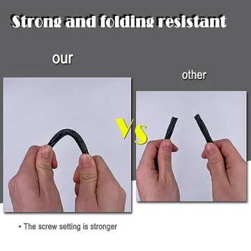 COBARYEN Plastic Landscape Anchoring Spikes 25 Pcs 8 Inch Nylon Spiral Landscape Spikes for Yard, Garden Lawn, Weed Barriers, Artificial Turf, Tent