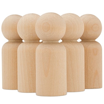 Craft Quality Wooden Peg Dolls - Perfect for All Ages