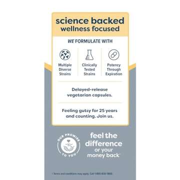 Renew Life Probiotic Adult 50 Plus Probiotic Capsules, Daily Supplement Supports Urinary, Digestive and Immune Health, L. Rhamnosus GG, Dairy, Soy and gluten-free, 30 Billion CFU, 90 Count