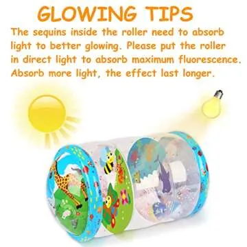 Crawling & Walking Baby Toy Glowing Jumbo Rollers