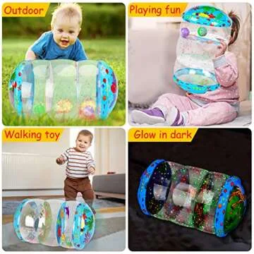 Crawling & Walking Baby Toy Glowing Jumbo Rollers