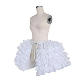 DUNHAO COS Women's Elegant Crinoline Petticoat Underskirt