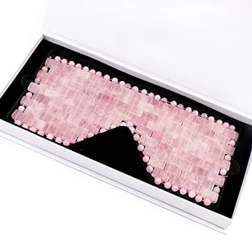 Rose Quartz Eye Mask - Reduce Puffiness & Dark Circles