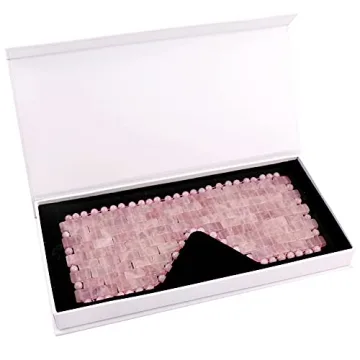 Rose Quartz Eye Mask - Reduce Puffiness & Dark Circles