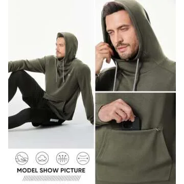 JMIERR Men's Stylish Hooded Cotton Sweatshirts