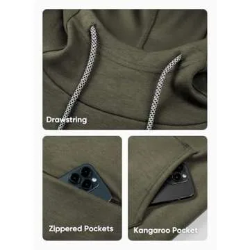 JMIERR Men's Stylish Hooded Cotton Sweatshirts