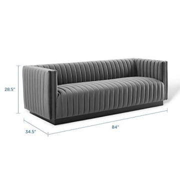 Elegant Modway Conjure Velvet Sofa for Stylish Homes