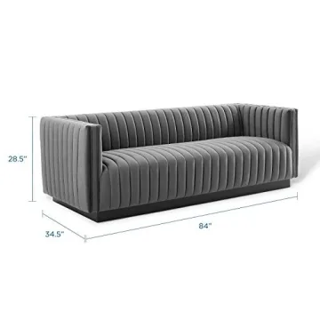Elegant Modway Conjure Velvet Sofa for Stylish Homes