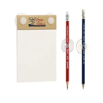 Aqua Love Notes Waterproof Notepad for Shower Writing