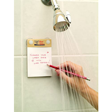 Aqua Love Notes Waterproof Notepad for Shower Writing