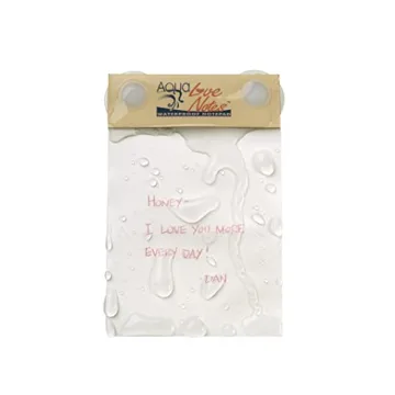 Aqua Love Notes Waterproof Notepad for Shower Writing