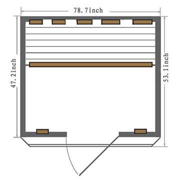 Cayenne 4-Person Outdoor Sauna