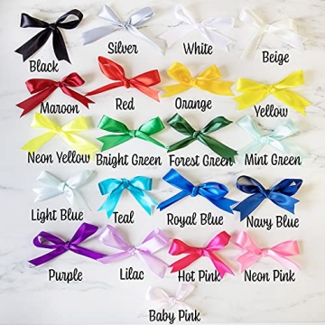 Satin Ribbon 36 Pack - Ideal for Crafts and Decorations