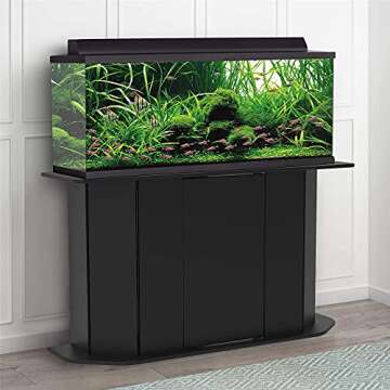 Buy SKROOTZ 55 Gallon Aquarium Stand - Elegant Black Finish