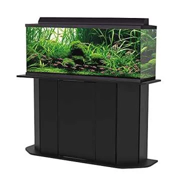 Buy SKROOTZ 55 Gallon Aquarium Stand - Elegant Black Finish