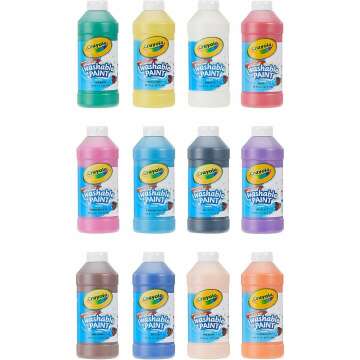 Crayola 12ct Washable Paint Set for Kids
