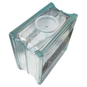 KraftyBlok Mini - Versatile Glass Craft Block for DIY Projects