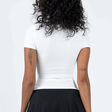 Stylish Abardsion Slim Fit Cropped T-Shirt for Women