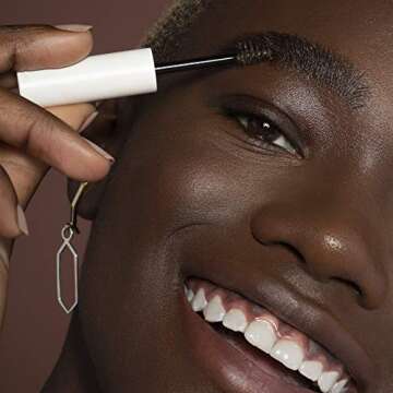 ILIA - Essential Brow Gel | Non-Toxic, Vegan, Cruelty-Free, Flake-Free, Thickens, Fills & Sculpts Brows (Dark Brown)