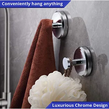 HOME SO Suction Cup Hooks for Bathroom and Kitchen