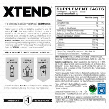Buy XTEND Original BCAA Powder for Post Workout Recovery