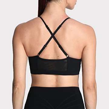 Aoxjox Ruched Sports Bra - Stylish Support for Workouts