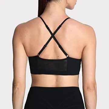 Aoxjox Ruched Sports Bra - Stylish Support for Workouts
