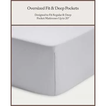 Cozy Earth Luxury Bed Sheet Set - 100% Viscose from Bamboo Fabric, Ultra-Soft & Breathable, Fits Regular & Deep Pocket Mattresses up to 20" - 4 Pieces California King Sheet Set Gray