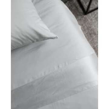 Cozy Earth Luxury Bed Sheet Set - 100% Viscose from Bamboo Fabric, Ultra-Soft & Breathable, Fits Regular & Deep Pocket Mattresses up to 20" - 4 Pieces California King Sheet Set Gray