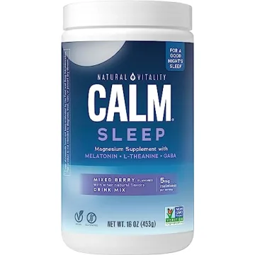 Natural Vitality Calm Sleep, Magnesium & Melatonin Drink Mix