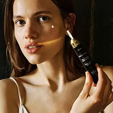 KORRES Black Pine 3D Eye-Lift Super Serum, Under Eye Serum for Dark Circles 15 Ml