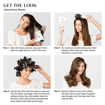 T3 Hot Rollers for Volume & Shine - Premium Hair Curlers
