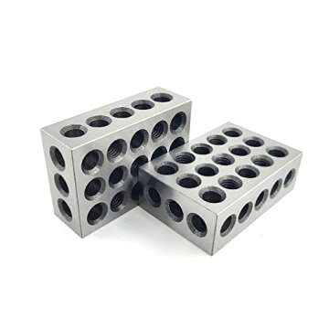 BL-123 Pair of 1" x 2" x 3" Precision Steel 1-2-3 Blocks