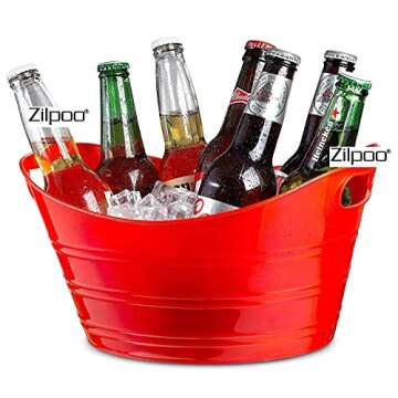 Zilpoo Storage Tub Set - Versatile Oval Plastic Bins