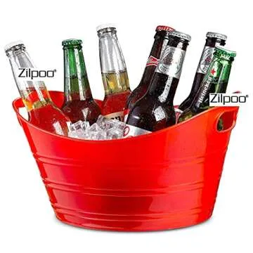 Zilpoo Storage Tub Set - Versatile Oval Plastic Bins