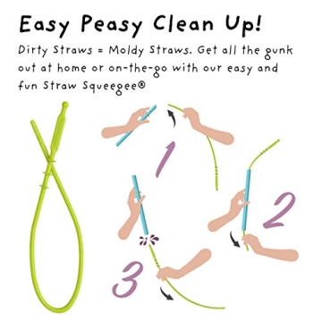 Softy Silicone Straws - Eco-Friendly, Safe & Durable