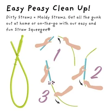 Softy Silicone Straws - Eco-Friendly, Safe & Durable