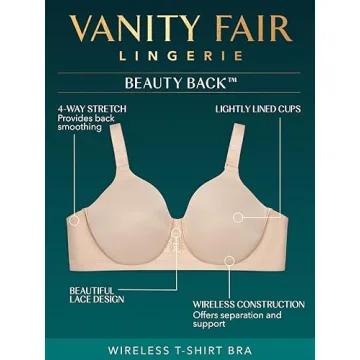 Vanity Fair Women's Full Figure Beauty Back Smoothing Bra