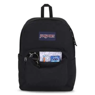 JanSport Superbreak Backpack - Durable, Lightweight Premium Backpack, Black