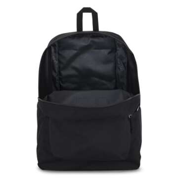 JanSport Superbreak Backpack - Durable, Lightweight Premium Backpack, Black