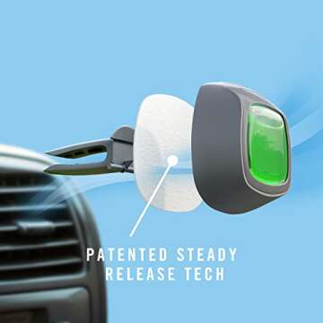 Febreze Car Air Freshener Vent Clip Platinum Ice Scent