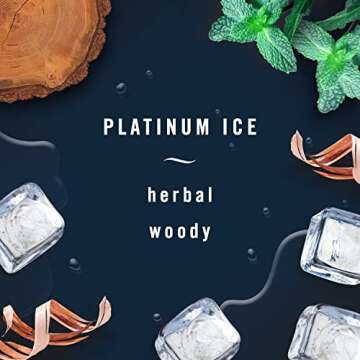 Febreze Car Air Freshener Vent Clip Platinum Ice Scent