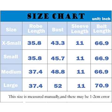 SUGAR JAN Women's Lightweight Silk Bridal Robes for Maid of Honor Set of 5 Champagne-XS